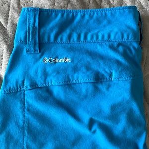 Bright Blue Columbia Omni-Shield Shorts